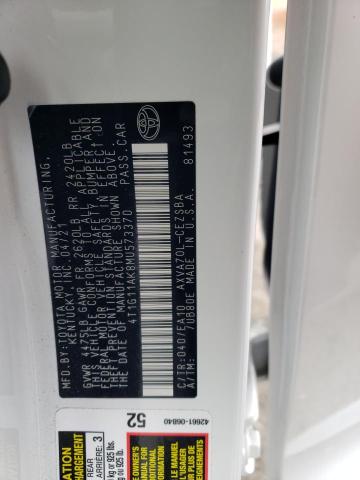 2021 TOYOTA CAMRY SE - 4T1G11AK8MU573370