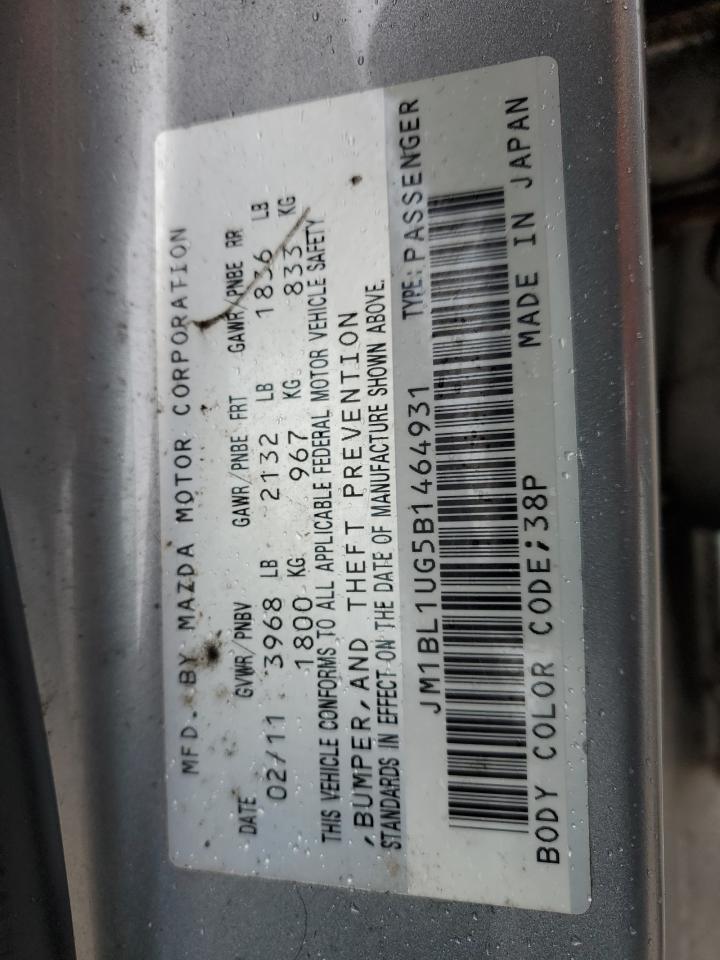 JM1BL1UG5B1464931 2011 Mazda 3 I JM1BL1UG5B1464931 2011 Mazda 3 I