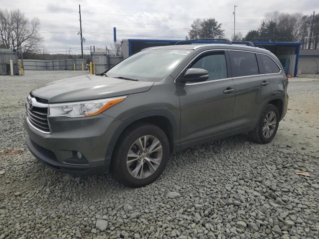 VIN 5TDKKRFH0ES025909 2014 Toyota Highlander, Xle no.1