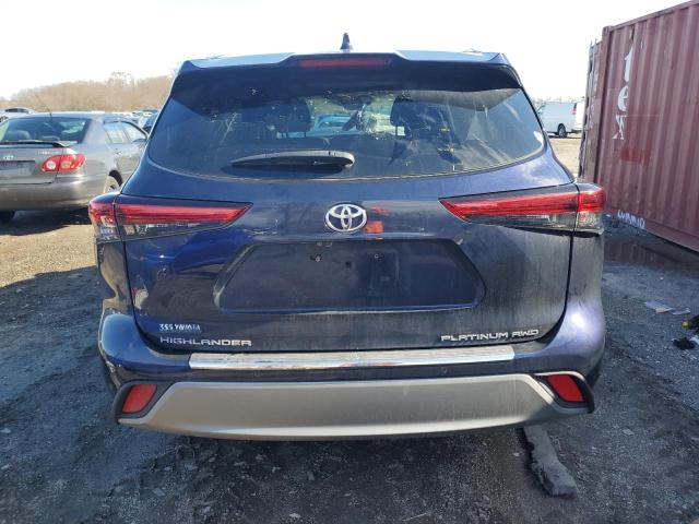 VIN 5TDFZRBH7LS055490 2020 Toyota Highlander, Platinum no.6