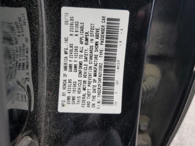 2015 Honda Accord Lx VIN: 1HGCR2F34FA210962 Lot: 48978014