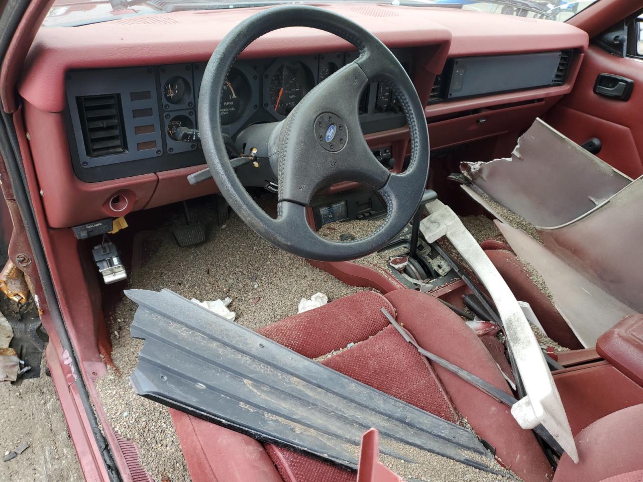 Lot #2952332049 1986 FORD MUSTANG LX