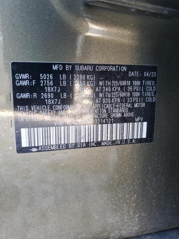 2023 SUBARU OUTBACK TO - 4S4BTGPD9P3214121