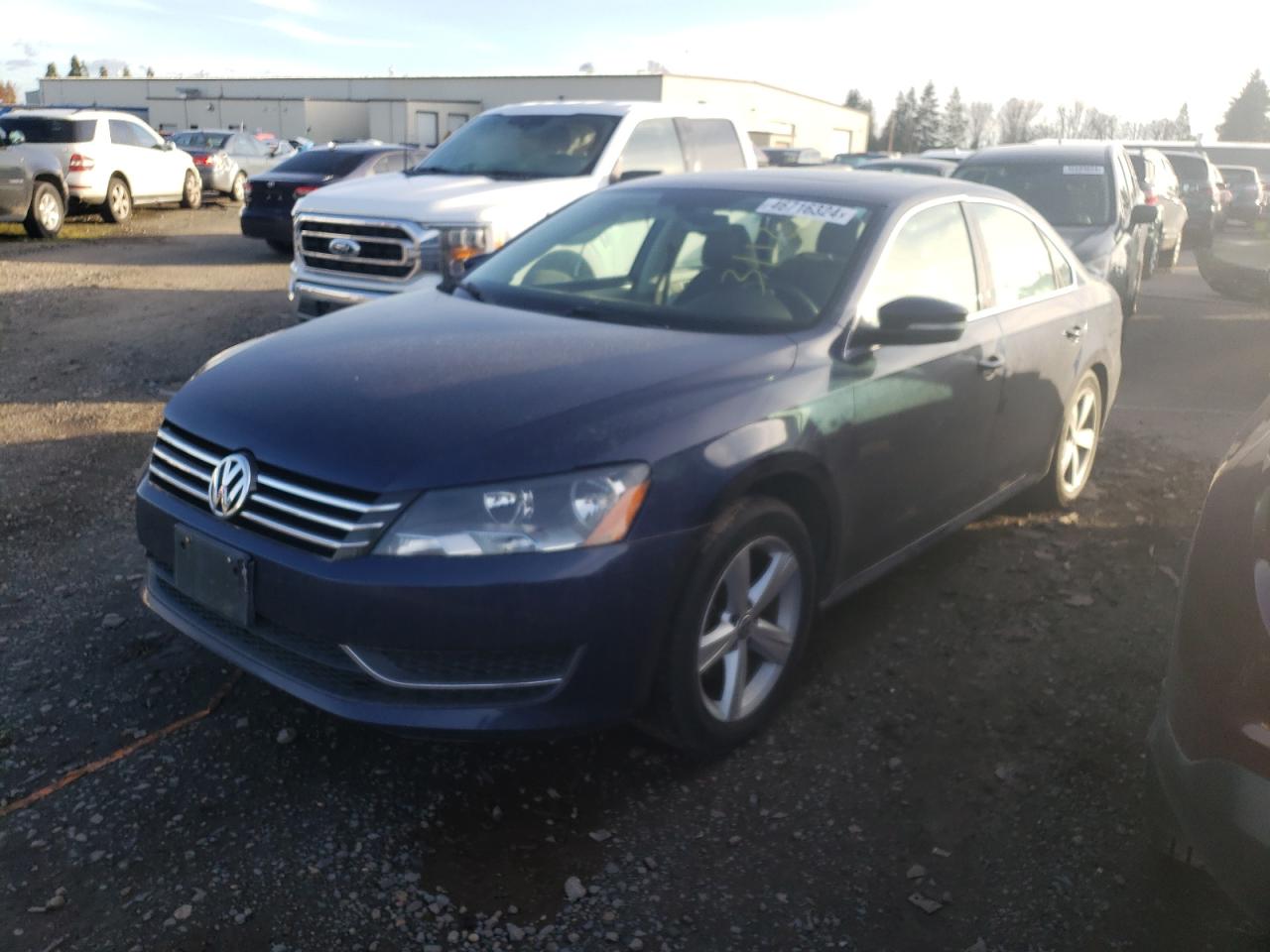 2012 Volkswagen Passat Se vin: 1VWBP7A35CC107664