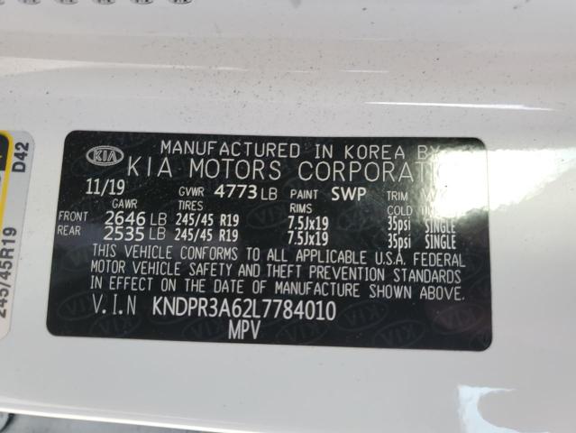 2020 KIA SPORTAGE S - KNDPR3A62L7784010