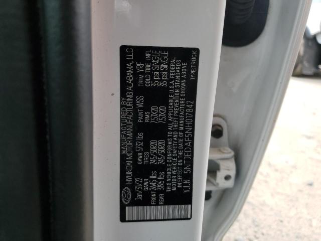 2022 Hyundai Santa Cruz Limited VIN: 5NTJEDAF5NH017842 Lot: 45671444
