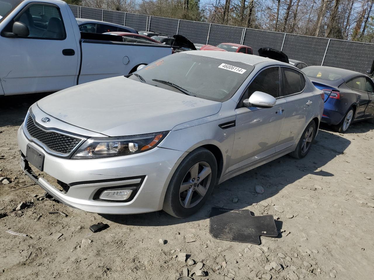 5XXGM4A76EG295195 2014 Kia Optima Lx