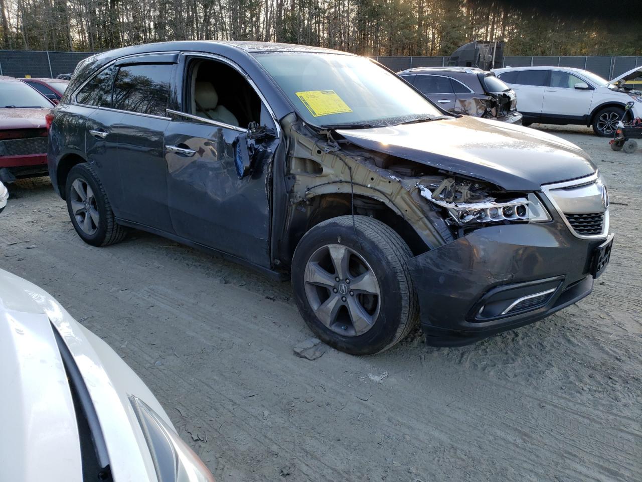 2014 Acura Mdx vin: 5FRYD4H27EB010133