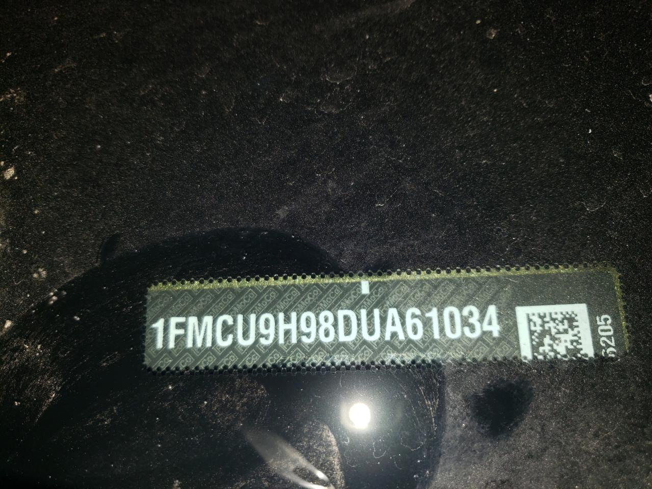 1FMCU9H98DUA61034 2013 Ford Escape Sel