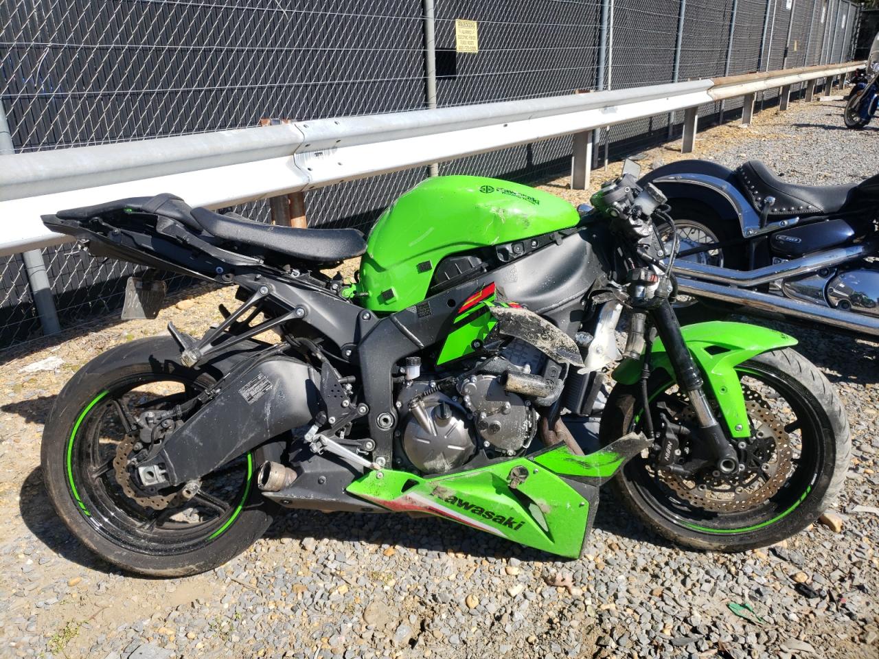 2023 Kawasaki Ninja ZX-6R at MD - Waldorf, Copart lot 46832564 