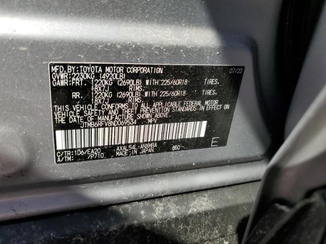 VIN JTMB6RFV8ND069534 2022 TOYOTA RAV4 no.12