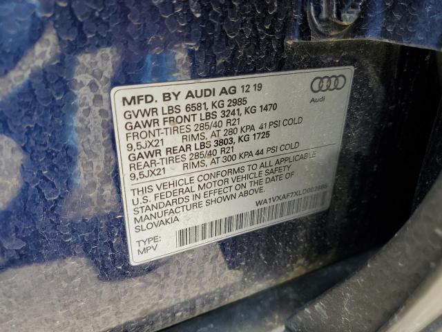 VIN WA1VXAF7XLD002986 2020 Audi Q7, Prestige no.13