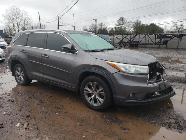 VIN 5TDJKRFH3FS125435 2015 Toyota Highlander, Xle no.4