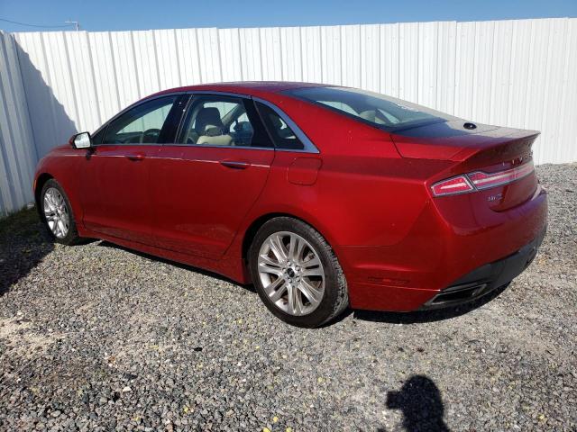  LINCOLN MKZ 2016 Червоний