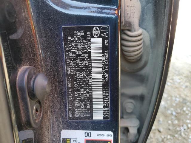 2016 Toyota Corolla L VIN: 2T1BURHE3GC663113 Lot: 50002074