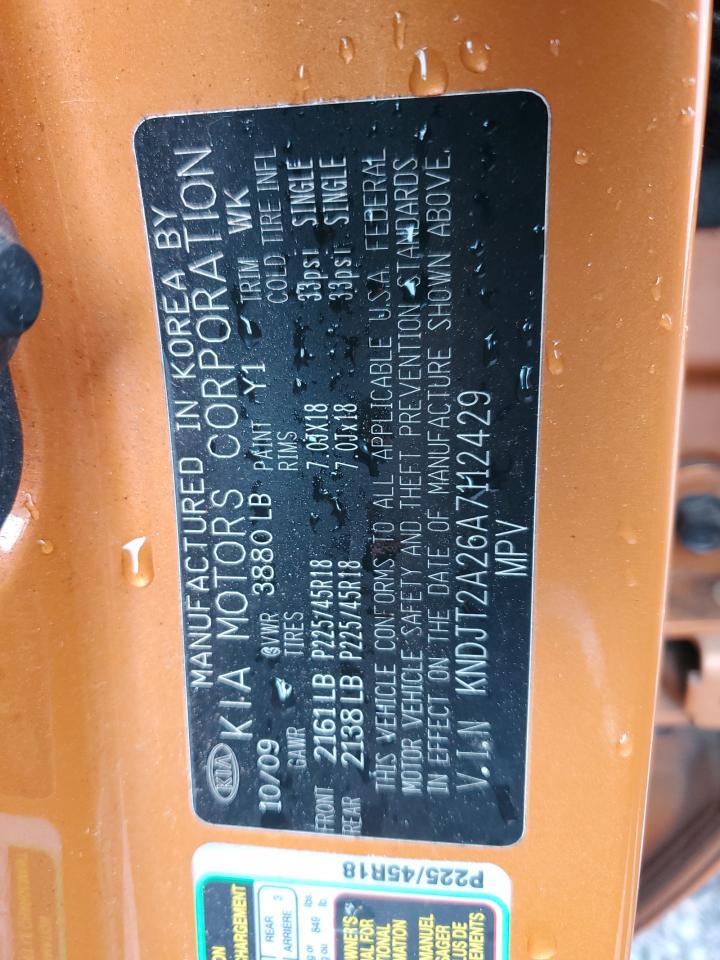 KNDJT2A26A7112429 2010 Kia Soul +