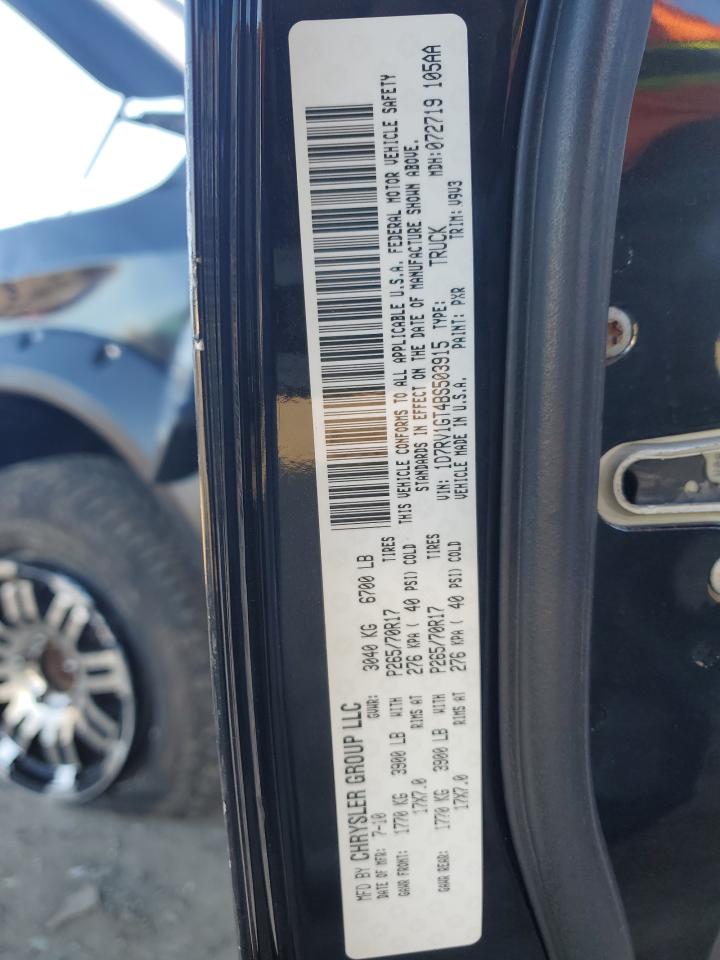 1D7RV1GT4BS503915 2011 Dodge Ram 1500