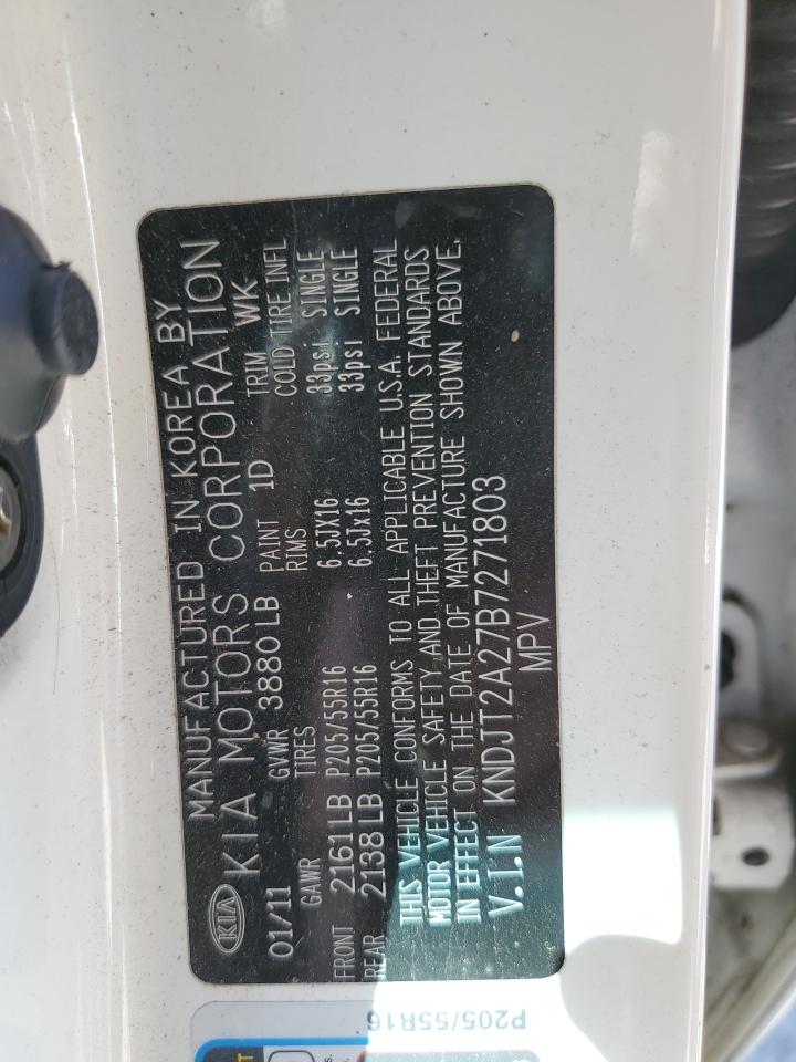 KNDJT2A27B7271803 2011 Kia Soul +