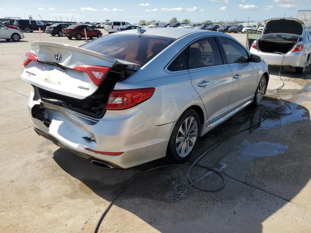 2015 Hyundai Sonata Sport vin: 5NPE34AF9FH077517