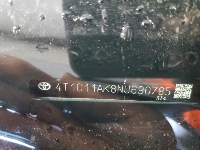 2022 TOYOTA CAMRY LE - 4T1C11AK8NU690785