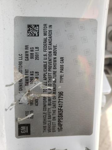 2015 BUICK VERANO - 1G4PP5SK5F4171796