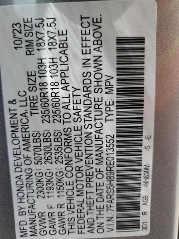 2024 HONDA CR-V SPORT - 7FARS5H89RE013552