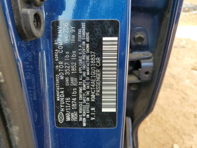 2016 HYUNDAI ACCENT SE - KMHCT4AE1GU118837