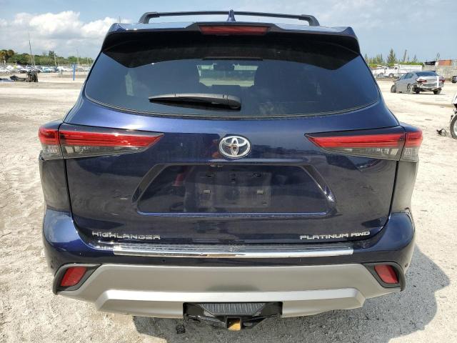 VIN 5TDFZRBH4MS105604 2021 Toyota Highlander, Platinum no.6