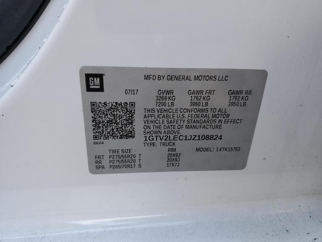 2018 GMC SIERRA K15 - 1GTV2LEC1JZ108824