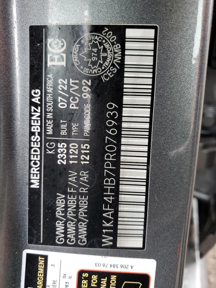 W1KAF4HB7PR076939 2023 Mercedes-Benz C 300 4Matic