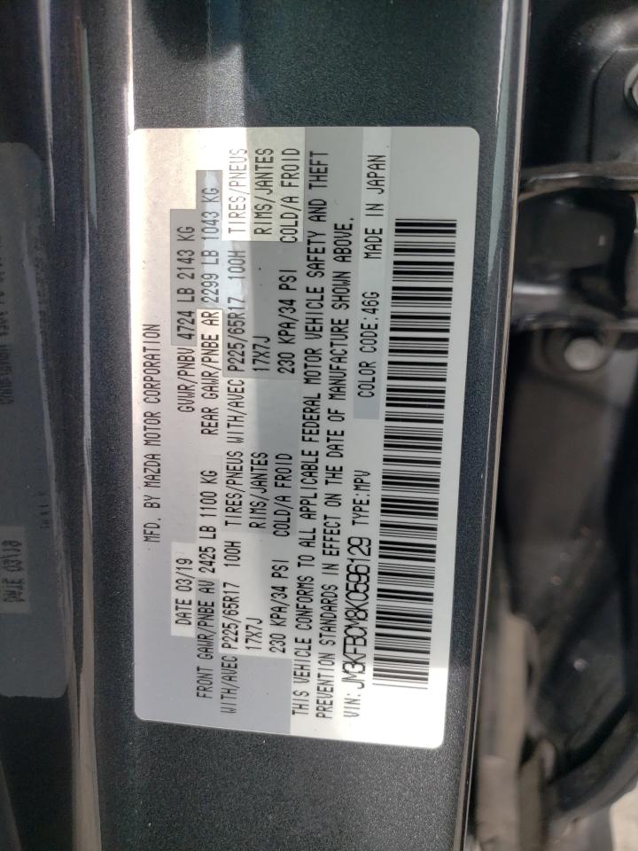 JM3KFBCM8K0596129 2019 Mazda Cx-5 Touring