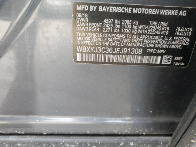 VIN WBXYJ3C36JEJ91308 2018 BMW X2, Sdrive28I no.14