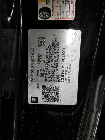 2021 CHEVROLET CAMARO LS - 1G1FB1RS0M0125612