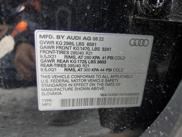 VIN WA1VXBF79PD000058 2023 Audi Q7, Prestige no.12