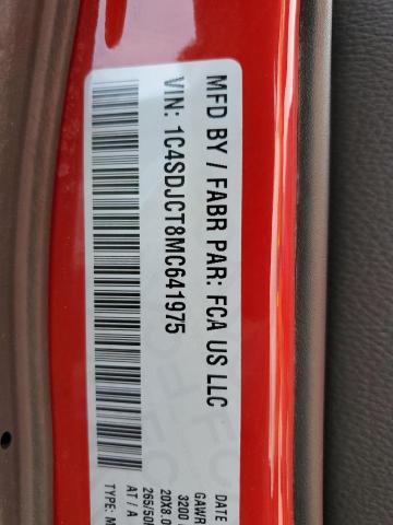 2021 DODGE DURANGO R/ - 1C4SDJCT8MC641975