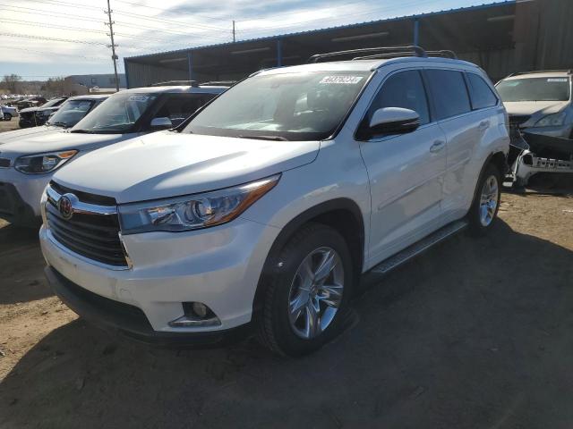 VIN 5TDDKRFH0FS098014 2015 Toyota Highlander, Limited no.1