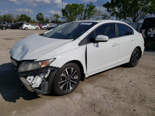 Lot #2538132421 2014 HONDA CIVIC EX salvage car