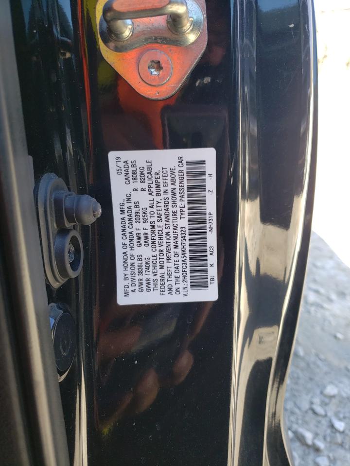 2HGFC3A54KH754323 2019 Honda Civic Si