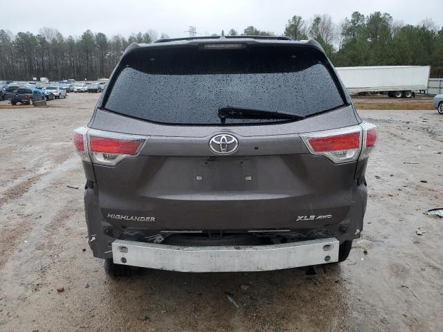 VIN 5TDJKRFH9FS144748 2015 Toyota Highlander, Xle no.6