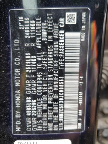 2018 HONDA CLARITY TO - JHMZC5F30JC008563