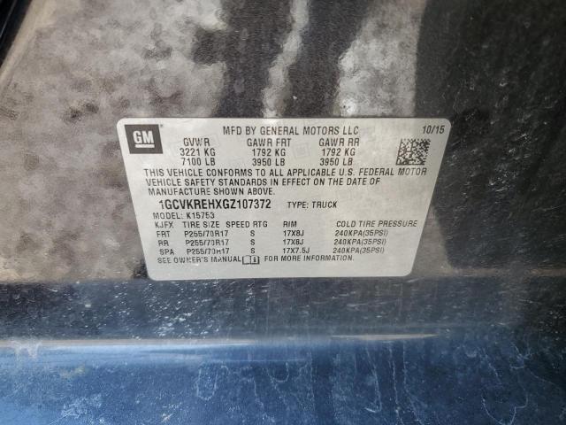 2016 Chevrolet Silverado K1500 Lt VIN: 1GCVKREHXGZ107372 Lot: 48263644