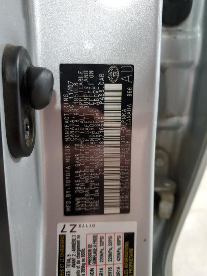 2T1KR32E08C716648 2008 Toyota Corolla Matrix Xr