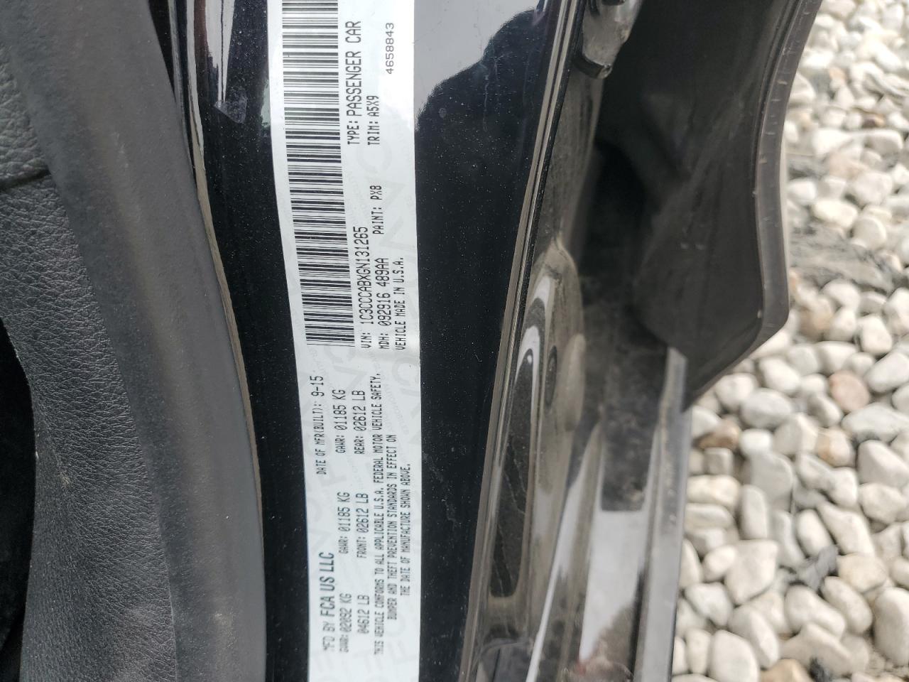 1C3CCCABXGN131265 2016 Chrysler 200 Limited