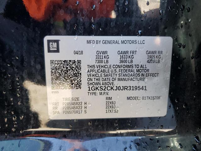 Lot #2469279686 2018 GMC YUKON DENA salvage car