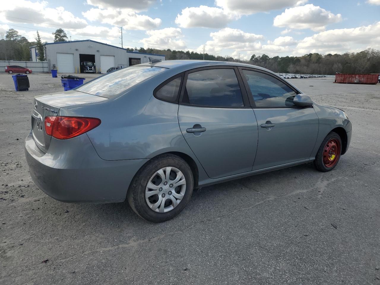 KMHDU4AD2AU860003 2010 Hyundai Elantra Blue