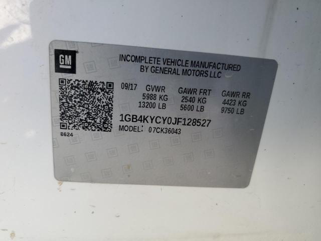 2018 CHEVROLET 10 1GB4KYCY0JF128527