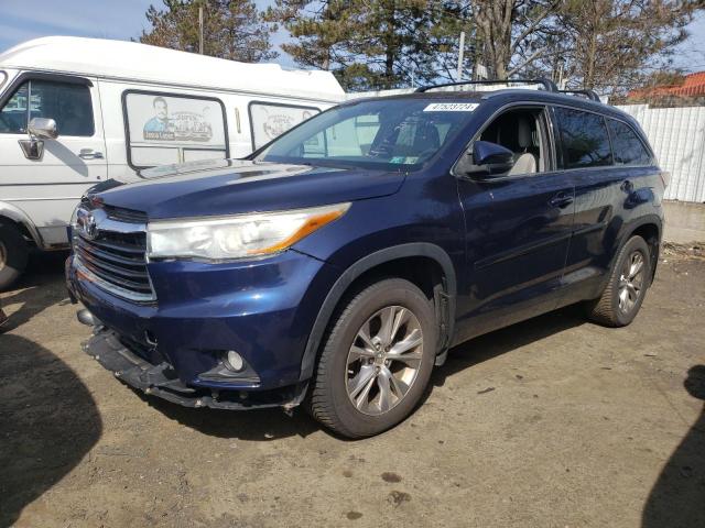 VIN 5TDJKRFH4FS127730 2015 Toyota Highlander, Xle no.1