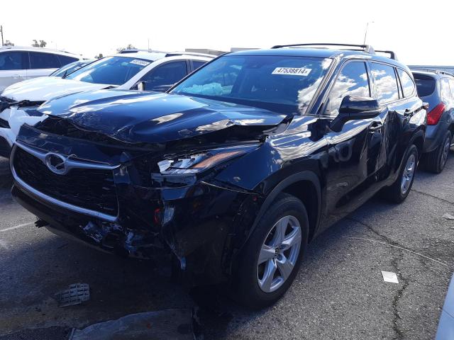 Lot #2508413932 2020 TOYOTA HIGHLANDER salvage car