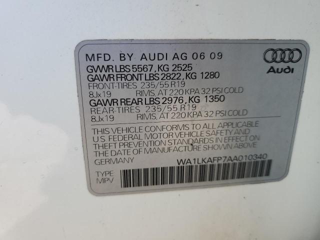 wa1lkafp7aa010340 - 2010 Audi q5 premium plus - #47018314
