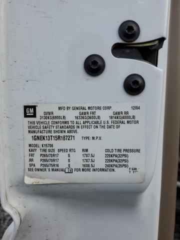 2005 Chevrolet Tahoe K1500 VIN: 1GNEK13T15R187271 Lot: 45471064